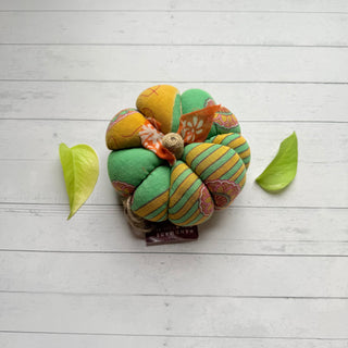 Recycled Saree Pumpkin- Large