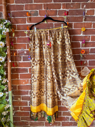 Festival Drift Recycled Sari Pants - “Plus” Size - Fair Trade Made