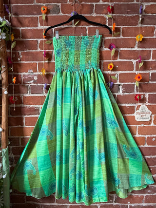 Festival Drift Recycled Sari Palazzo Pants - Fair Trade Made