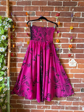 Festival Drift Recycled Sari Palazzo Pants - Fair Trade Made