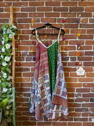 Coffee In The Morning Midi Kantha Summer Dress With Pockets - Fits up to 2X