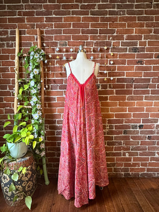 Delphia Recycled Sari Dress w/ Pockets