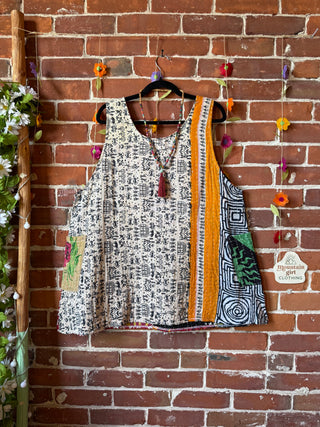 Bohemian Journey Kantha Tank - Fair Trade Made