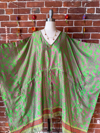 Plus Size Upcycled Adjustable Sari Tunic