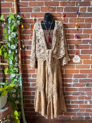 Desert Lace Crochet Wrap - Multiple Colors Available