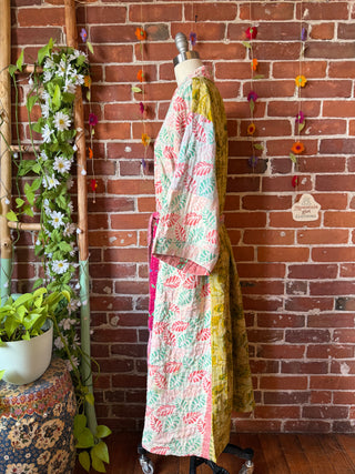 Riverstone Kantha Robe Kimono - Fair Trade Made