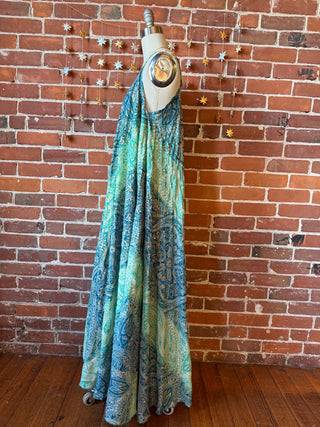 Delphia Recycled Sari Dress w/ Pockets