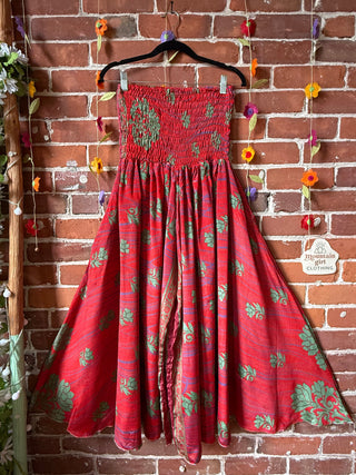 Festival Drift Recycled Sari Palazzo Pants - Fair Trade Made