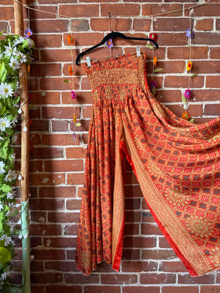 Festival Drift Recycled Sari Palazzo Pants - Fair Trade Made