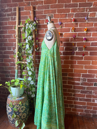 Delphia Recycled Sari Dress w/ Pockets