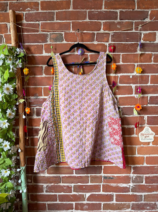 Bohemian Journey Kantha Tank - Fair Trade Made