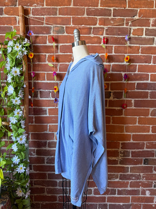 OOAK Autumn Collection- Upcycled Fleetwood Mac Hoodie Poncho