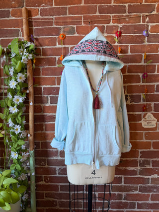 OOAK Autumn Collection- Upcycled Grateful Dead Inspired Hoodie Size XL
