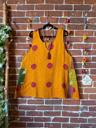 Bohemian Journey Kantha Tank - Fair Trade Made