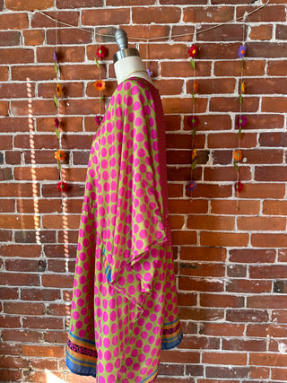 Plus Size Upcycled Adjustable Sari Tunic