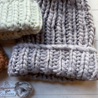 Oh So Soft Pom Pom Beanie Hat