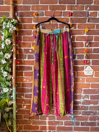 Coffee In The Morning Jolene Pants -2 Ways to Wear!  Fits up to 1X - Fair Trade Made