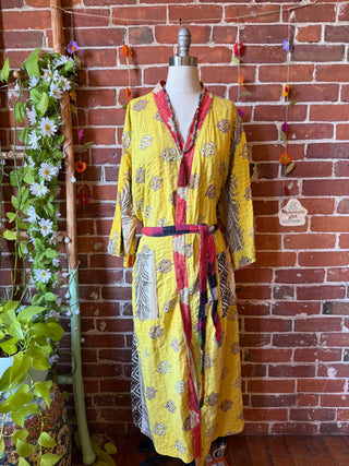 Riverstone Kantha Robe Kimono - Fair Trade Made