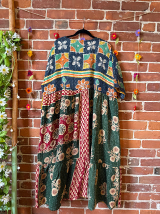 Coffee In The Morning Kantha Dress