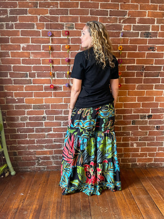 Festival Fun Tiered Wide Leg Palazzo Pants