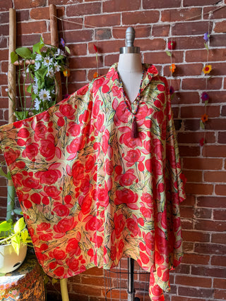 Mellow Yellow Mini Dress / Kaftan Tunic Top