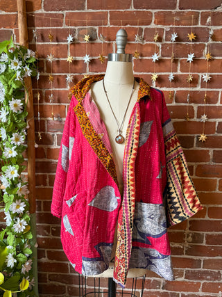 OOAK Autumn Collection - Upcycled Goose Tour 2025 Inspired Vintage Kantha Jacket