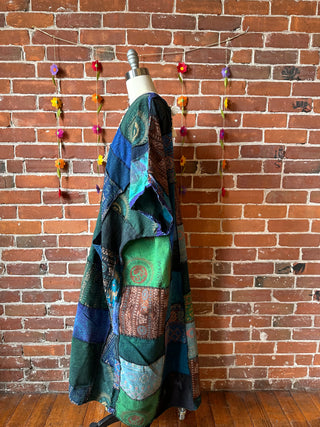 Juniper Patchwork Jacket Kimono- Jewel Tones