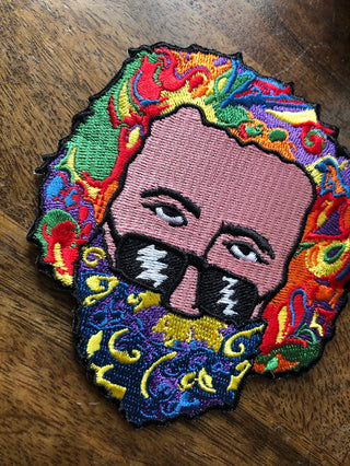 Sew-On/ Iron-on Jerry Garcia Patch - Small Business Made