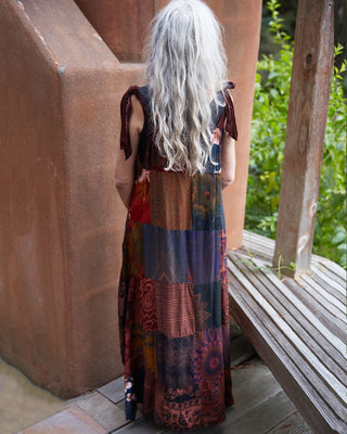 Afternoon Tea Earthy Patchwork Dress
