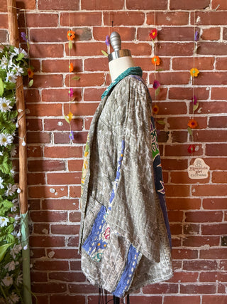 OOAK Summer Collection - Upcycled Grateful Dead Inspired Vintage Kantha Jacket