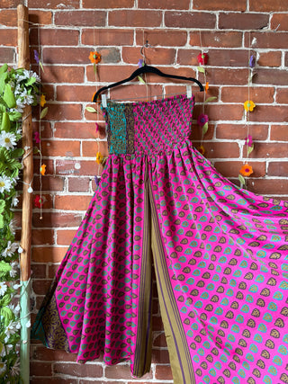 Festival Drift Recycled Sari Palazzo Pants - Fair Trade Made