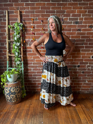 Festival Drift Recycled Sari Palazzo Pants - Fair Trade Made
