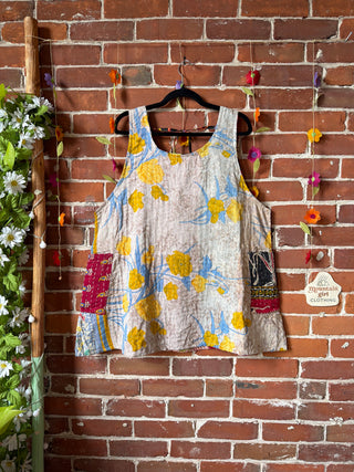 Bohemian Journey Kantha Tank - Fair Trade Made