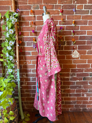 Riverstone Kantha Robe Kimono - Fair Trade Made