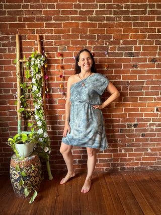 Sale! Tie Dye One Shoulder Tunic Size Large