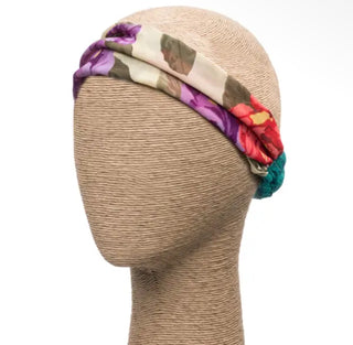 Among The Flowers Recycled Sari Headband - Fair Trade Made - Final Sale