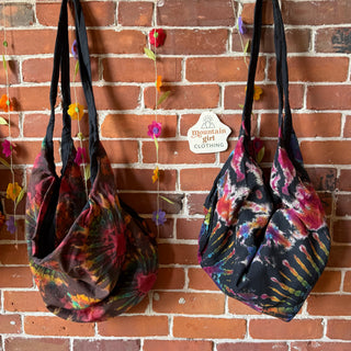 Mystery Color Tie Dye Cotton Duffle / Shoulder Bag - Fair Trade Made