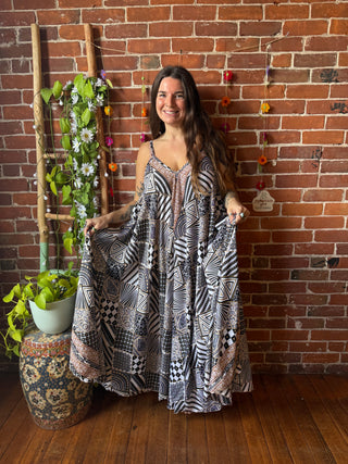 Delphia Recycled Sari Dress w/ Pockets