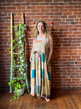 On Tour Patchwork Boho Dress