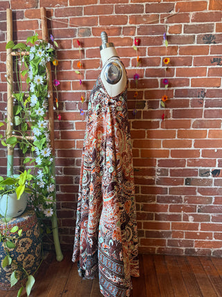 Delphia Recycled Sari Dress w/ Pockets