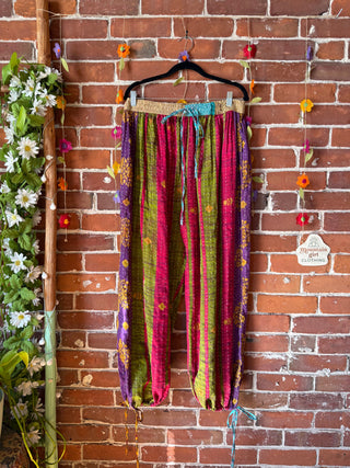 Coffee In The Morning Jolene Pants -2 Ways to Wear!  Fits up to 1X - Fair Trade Made
