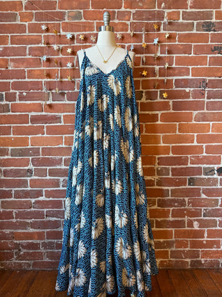 Delphia Recycled Sari Dress w/ Pockets