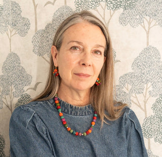 Kantha Harvest Colors Necklace -Fair Trade Made- Final Sale