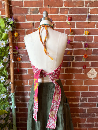 Size 0-12 In Bloom Reversible Kantha Halter Top