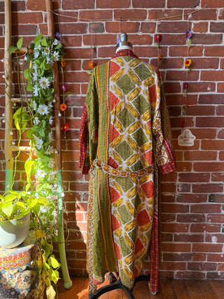 Riverstone Kantha Robe Kimono - Fair Trade Made