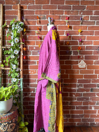 Riverstone Kantha Robe Kimono - Fair Trade Made