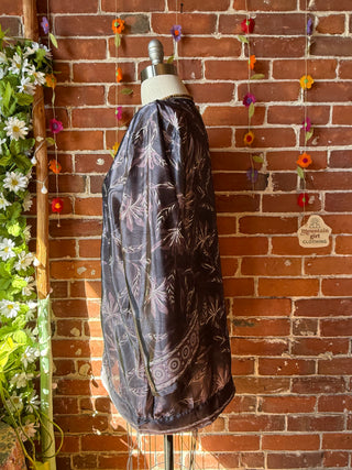 Autumn Moon Silky Flowy Kimono - Fair Trade Made - Final Sale