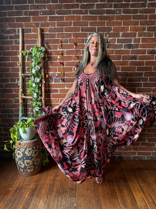 Delphia Recycled Sari Dress w/ Pockets