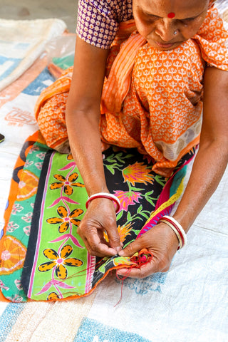 Mystery Kantha Dish Cloth