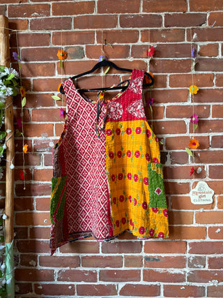 Bohemian Journey Kantha Tank - Fair Trade Made